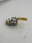 Sharpe N66 Sanitary Fitting 3-PIECE 1" Ball Valve, 316L Stainless Steel CF3M. Fixed Price $24.99.