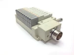 Smc SS5V1-W10CD-10B-C6 Pneumatic Manifold Assembly Block With SV1100-5FU (10X). Fixed Price $179.99.