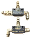 Norgren Speed Control Valves With Fittings M/678 Lot Of 2 Used. Fixed Price $46.77.