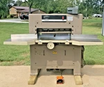 Challenge 305MC Paper Cutter With Good Micro Jr., Vickers Valves, Missouri. Fixed Price $3495.00.