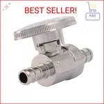Sharkbite 3/8 Inch Crimp Quarter Turn Straight Stop, Brass Plumbing Fitting, Pex. Fixed Price $16.67.