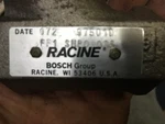 New Bosch Racine FF1-SHPO-02S Hydraulic Flow Control Valve *** Box. Fixed Price $35.95.