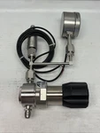 Aptech AP1010SM Regulator 3500PSI In 100PSI Out, Wika PGT23.063 Gauge Used??. Fixed Price $102.00.