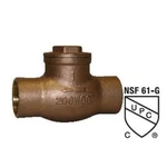 1 Inch Lead Free Brass Swing Check Valve With Ips Female Threaded Connections. Fixed Price $24.99.