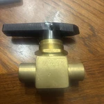 Whitey Swagelok 44F4 Brass Ball Valve, 1/4" Fnpt, 2 Way, 3000 Psi. Fixed Price $80.00.