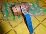 King Gate - 600 Wog Stainless Ball Bronze Body Valve 2 Inch Npt Old Inv. Fixed Price $39.99.