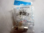 John Guest Angle Stop Valve Fnpt X 3/8"MNPT 1/4" Qc (ASVPP1LF). Fixed Price $16.50.
