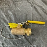 Apollo 1/2" Ball Valve W/hose Cap & Chain Bronze 70-103-HC 96. Fixed Price $12.00.