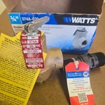 New Watts 374A Pressure Relief Valves, 3/4" Water Heater Brass 6895569. Fixed Price $24.95.