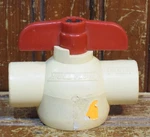 Kbi CPVC-41 Ball Valve 3/4" Solvent Connection 1/4 Turn Red Handle Full Control. Fixed Price $17.50.