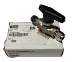 Parker 6A-B6LJ2-SSP 3/8" Compr Stainless Steel Ball Valve Inline, Made Usa. Fixed Price $199.99.