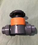 Georg Fischer Type 514 1- 1/2" DN40 Pvc-u, Epdm Diaphragm Valve, New No Box. Fixed Price $275.00.