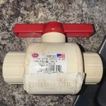 Kbi CLT-1000-S 1/4 Cts Cpvc 4120 Ball Valve, Free Shipping. Fixed Price $17.09.