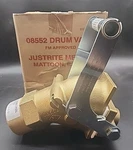 Justrite 08552 Brass Gate Valve For Viscous Liquids 2" Npt Thread. Fixed Price $97.95.