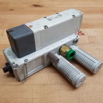 Smc VQC5101-51 Solenoid Valve 0.2-1.0 Mpa With VQ5000-PW-DAK00315 Manifold. Fixed Price $28.87.