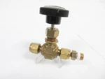 Swagelok B-1KS4 Brass Integral Bonnet Needle Valve 0.37 Cv 1/4" Pctfe Stem Tip. Fixed Price $44.21.