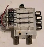 (2) Smc SY3140-5GZ SY3140-6LZ Solenoid Valves With Manifold Free Shipping. Fixed Price $89.99.