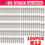 100PC A/c Valves For Schrader R134A R12 Hvac 1/4" Cores. Fixed Price $17.59.