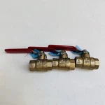 (qty 3) Everflow 1/2 Full Port Brass Ball Valve Lead Free 600 Wog. Fixed Price $17.98.