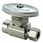 Brass Craft R14 1/2" Nom Sweat Inlet 3/8" Compress. Outlet Straight Stop. Fixed Price $7.95.