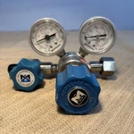 Matheson 3513 Regulator Valve W/gauges 63-2206 0-60 Psi + 63-2233 0-3000. Fixed Price $104.97.