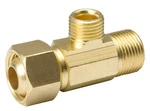 Brass Supply Stop Extender Pipe TEE,3/8 In. Female COMPRESSIONX3/8. Fixed Price $18.30.