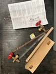 Apollo Valves Water Gauge Rough Brass Aluminum Wheel 12" 20-104-00. Fixed Price $70.00.