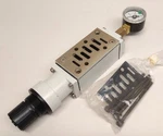 Smc ARB210-00-B-X204 Solenoid Manifold Valve With Pressure Gauge 0-1 Mpa. Fixed Price $57.50.