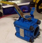 New Virgo Engineers 2" Steel Ball Valve 990 Psig Rtfe Seat TQN-F-C6G-F-L. Fixed Price $22.49.