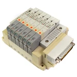 Smc SS5V1-10FD2-058-S-C6-D0 Manifold Plug-in D-sub W/ (6) SV1100-5FU Valves. Fixed Price $249.99.