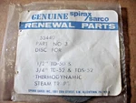 Spirax Sarco 55440 Disc For 1/2" TD50 3/4" TD52 TDS52 Steam Trap - 7 Available. Fixed Price $95.00.