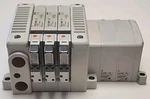 Smc VQC2100N-51 Solenoids X3 & VVQ1000W-130A-1 X2 Connector Assy 24V Free Ship. Fixed Price $299.00.