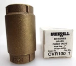Merrill CVR100 600 Series Brass 1" Check Valve Wog. Fixed Price $23.49.