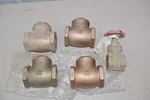 Brass Swing Check & Mueller #100-407HC 1-1/2" Threaded Gate Valve-nos. Fixed Price $119.99.