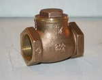 1-1/4" Npt 200 Wog Brass Swing Check Valve American Granby HSCV125T. Fixed Price $20.80.