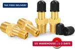 Godeson 1/8"NPT Tank Valve, Anti-corrosion Brass Schrader With 1/8"MALE. Fixed Price $14.28.