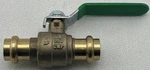 Matco-norca 759LF , 1/2" Brass Press Ball Valve 250 Cwp. Fixed Price $13.49.