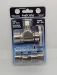 Keeney K2048ABNLF Brushed Nickel Quarter Turn Angle Valve 1/2" Fip X 3/8" O.d. Fixed Price $14.99.