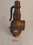 Lunkenheimer Fig 629 2" INPUT/3" Output Brass Safety Relief Valve. Fixed Price $243.00.