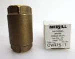 Merrill CVR75 600 Series BRASS3/4" Check Valve Wog. Fixed Price $19.95.