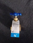 Everbilt Compact-pattern Threaded Gate Valve Brass 200PSI 3/4" X 868 020. Fixed Price $16.24.