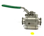 Tri-clover CF3M1 Ball Valve Steel Od Oal 4-1/2". Fixed Price $50.00.