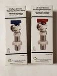 New Homewerks 1/4 -turn Chrome Washing Machine Valve (1) Hot And Cold Set. Fixed Price $19.99.