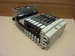 Rexroth R480707282, 10-MODULE Pneumatic Valve Block 1827030166 Profibus Dp. Fixed Price $250.00.