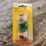 Pack Of Cooper Bussman 30A Time-delay Plug Fuses Edison Base 125VAC Tl. Fixed Price $10.00.