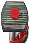 Asco 8342G022 Dual Solenoid Valve 4-WAY 2-POSITION 120VAC 3/8" Npt 10-125 Psi. Fixed Price $244.95.