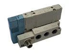 Smc SY5101-5U1-WO-02N Pneumatic Solenoid Valve 5-PORT W/ Base. Fixed Price $22.49.