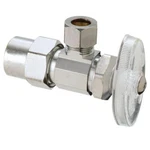 Brasscraft PR19X Solvent Angle Stop 1/2" Nom Cpvc 3/8" Od Comp Outlet Chrome. Fixed Price $9.85.