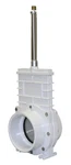 Valterra 6401P Pvc Pneumatic Gate Valve, White, 4" X Slip, Stainless Paddle. Fixed Price $286.84.