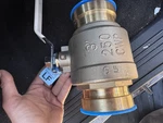 Apollo 3IN Brass Full Port Press X Ball Valve 250 Cwp Water 94VLF-100-01A. Fixed Price $500.00.